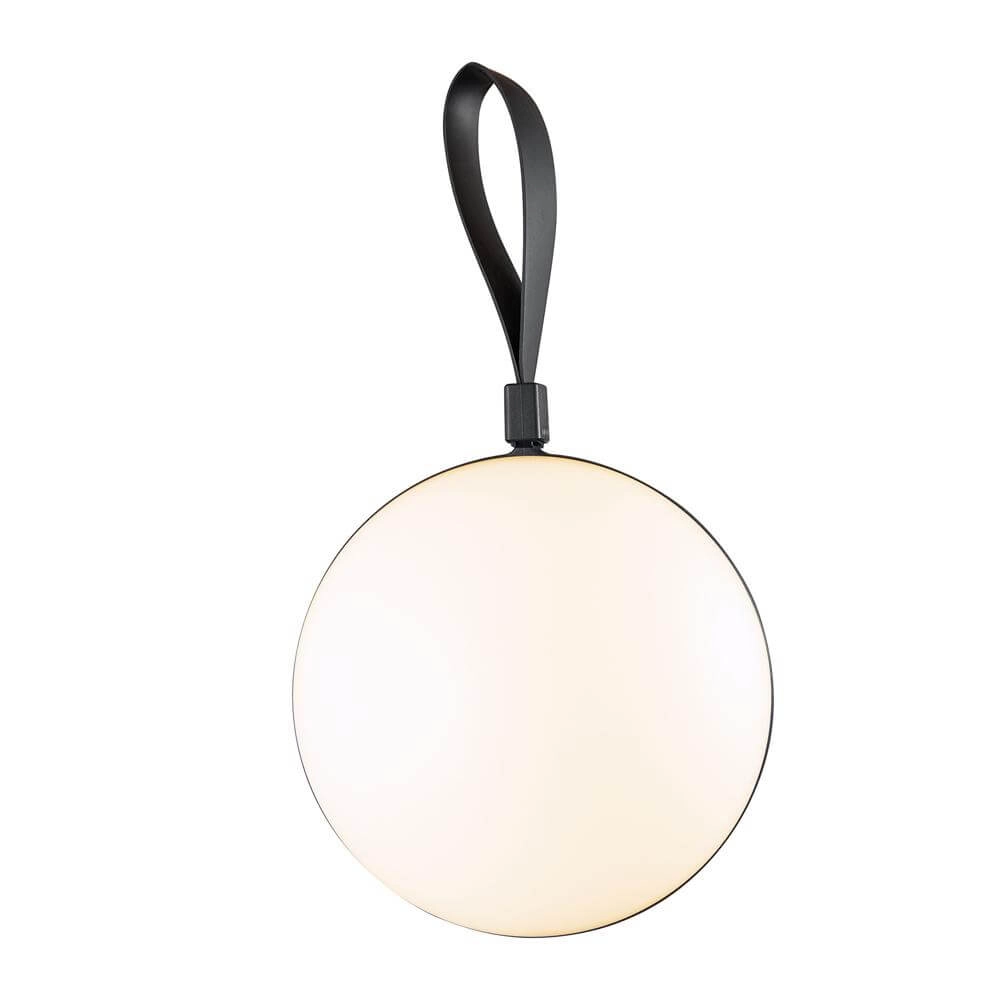 Lampe de table élégante Bring To-Go noir Ø 16cm Nordlux 5704924010552