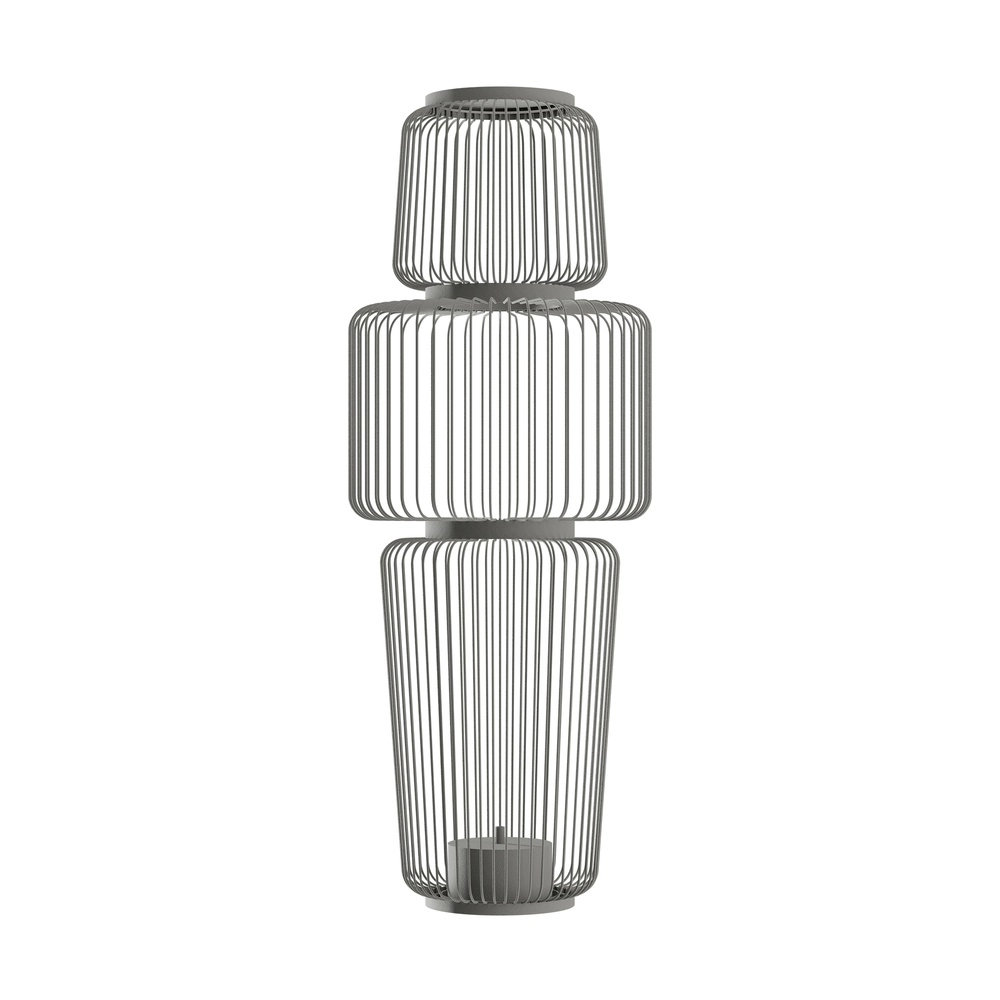 Lampe cage Nome Gris umbra Ø 25,5 cm Lyora 5903139122511