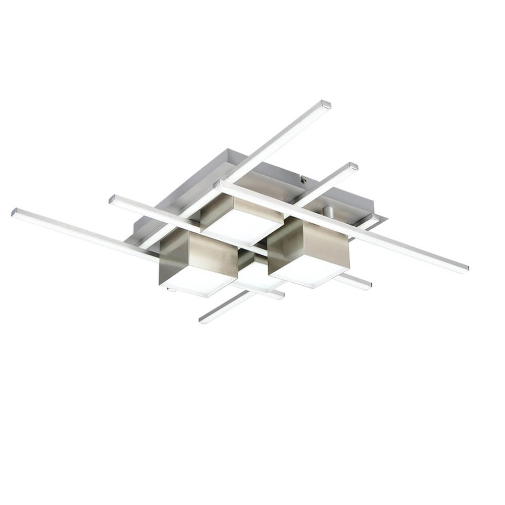 Plafonnier design Roger nickel Trio 4017807640052