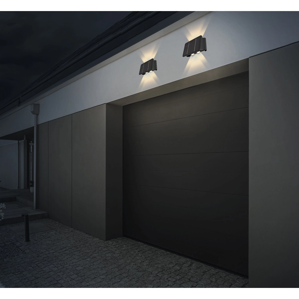 Lampe murale solaire Lutron Noir Globo 9007371451012