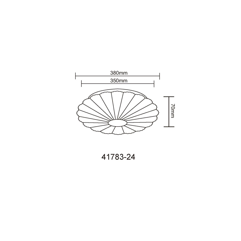 Lampe de plafond Cavendish Blanc Globo 9007371533374