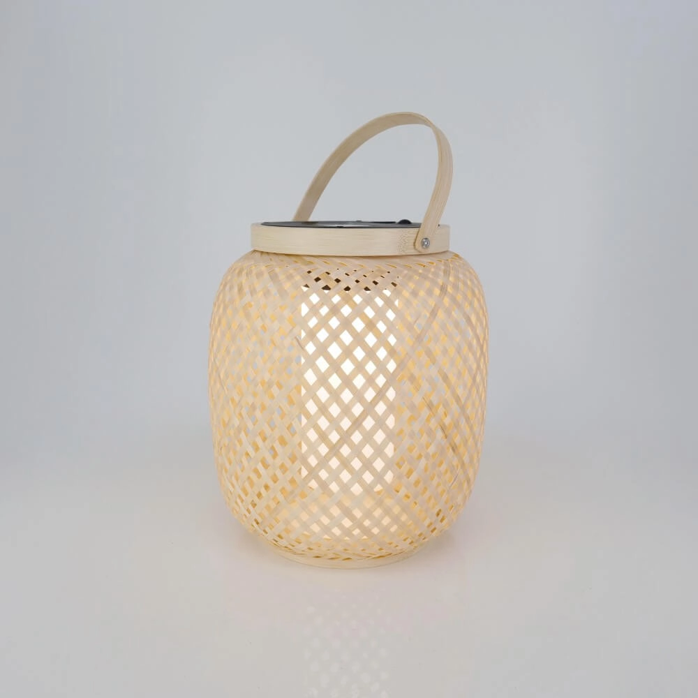 Lampe de table solaire Marliano diamants en rotin Eglo 9008606297948