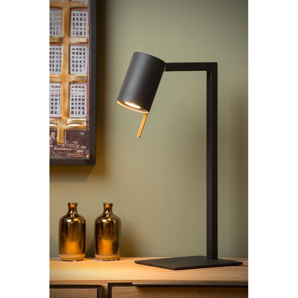 Lampe de bureau moderne Lesley Noir Lucide 5411212031129