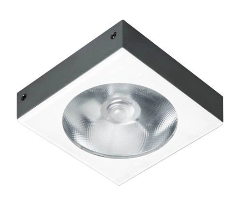 Spot LED pour plafond Plound 10w - 3000K - 11cm anthracite