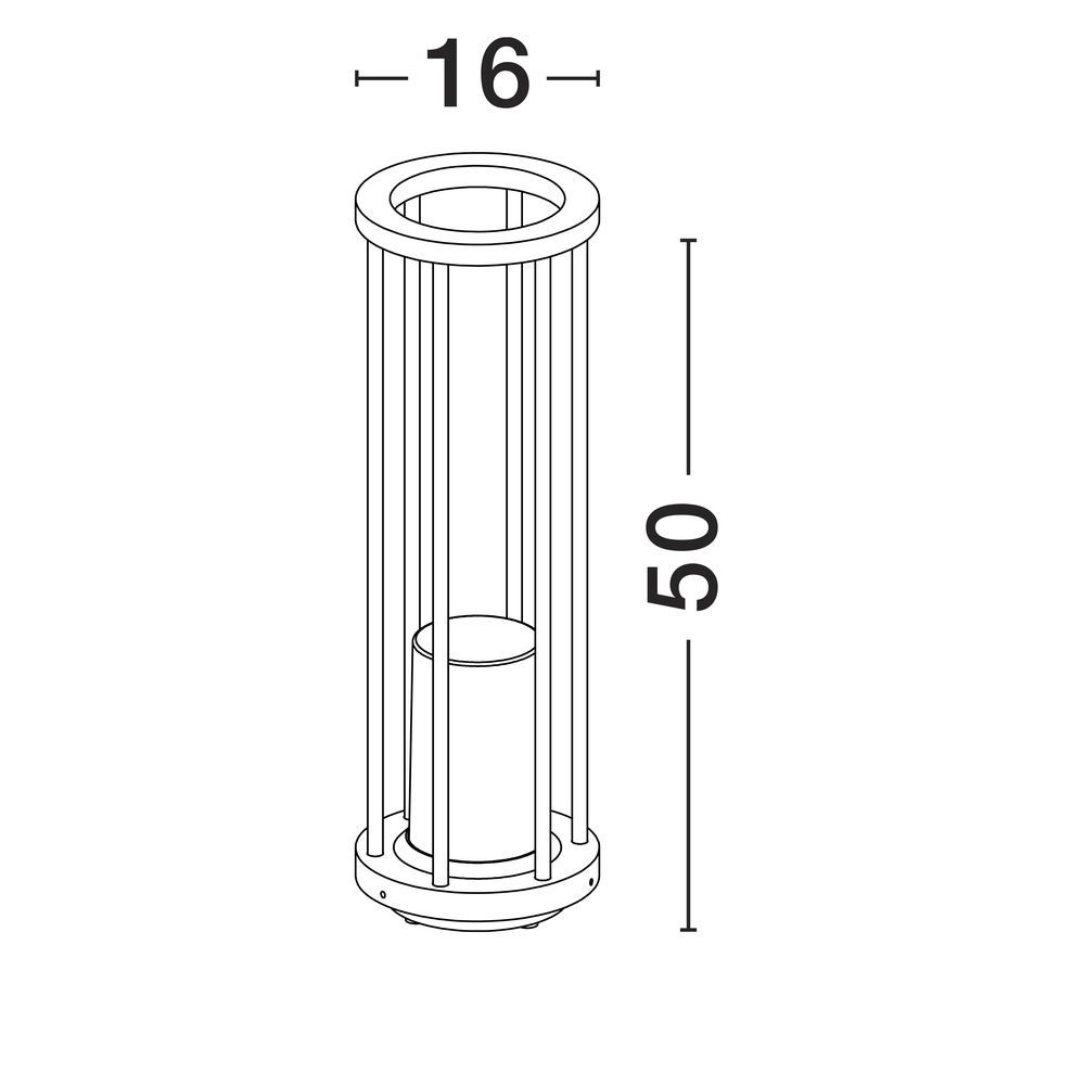Éclairage de chemin Elysium 50cm Lyora 5212017449900