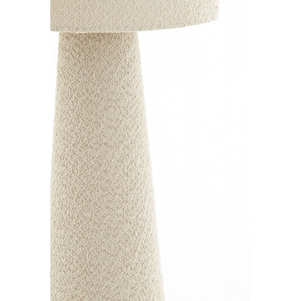Lampe de pied Micky Ø 38cm - bouclé - sable Light & Living 8717807761158