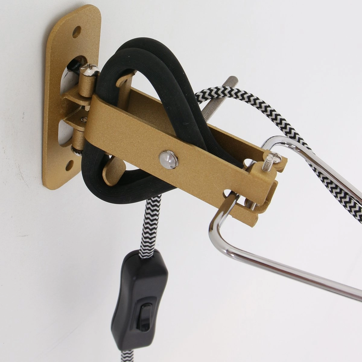 Applique murale Mexlite noir avec de l'or Steinhauer 8712746114720