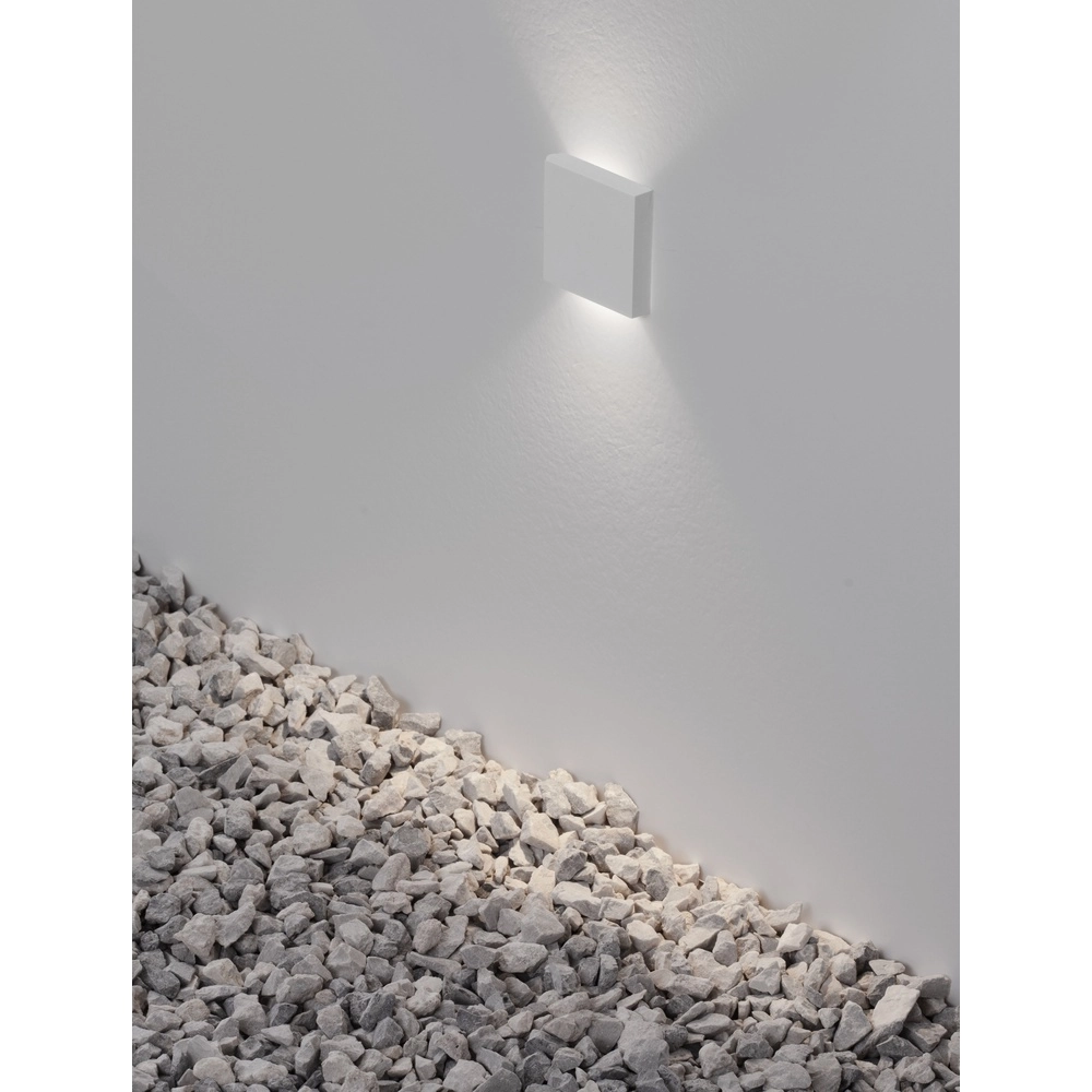 Luminaire encastré carré Iko Double blanc Luminaire encastré carré Iko Double blanc