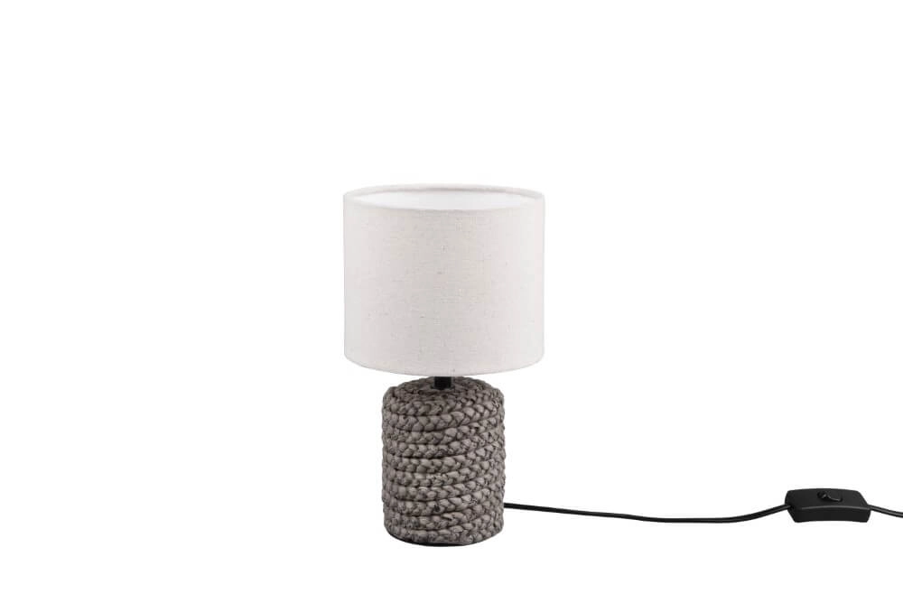Lampe de table Mala Rotin 26cm crème