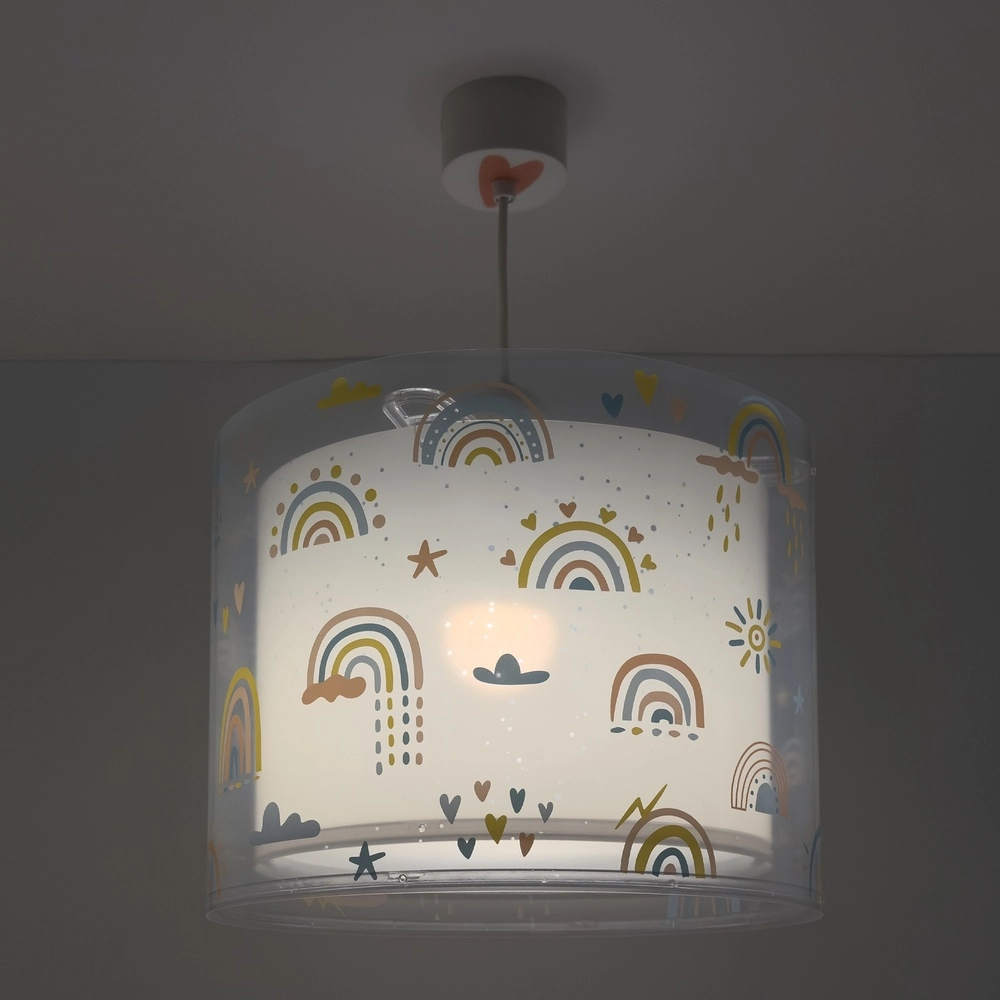 Suspension Rainbow rose pour chambre d’enfant Dalber 8420406411927