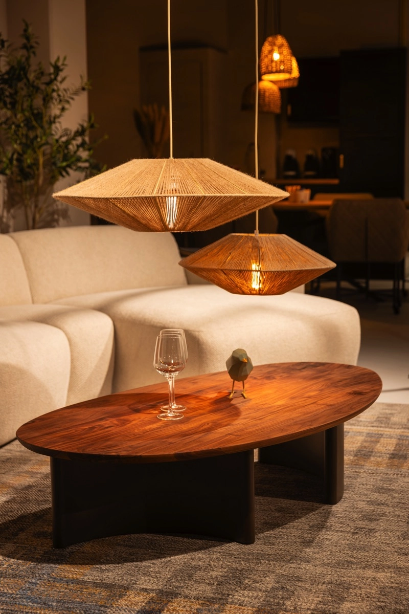 Lampe pendante en rotin Milou Ø 65cm ETH 8720195311218