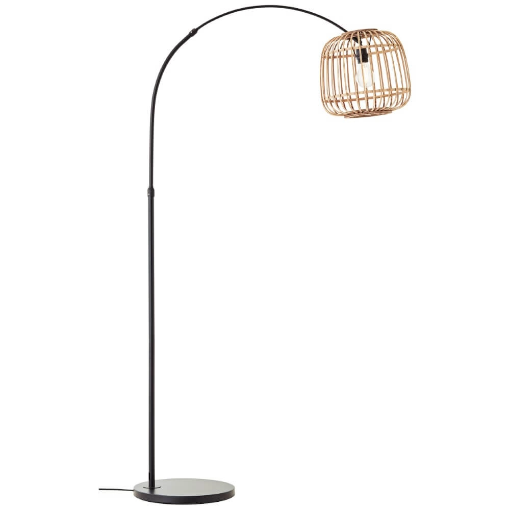 Lampe à arc en rotin Nikka 171 cm Lampe à arc en rotin Nikka 171 cm