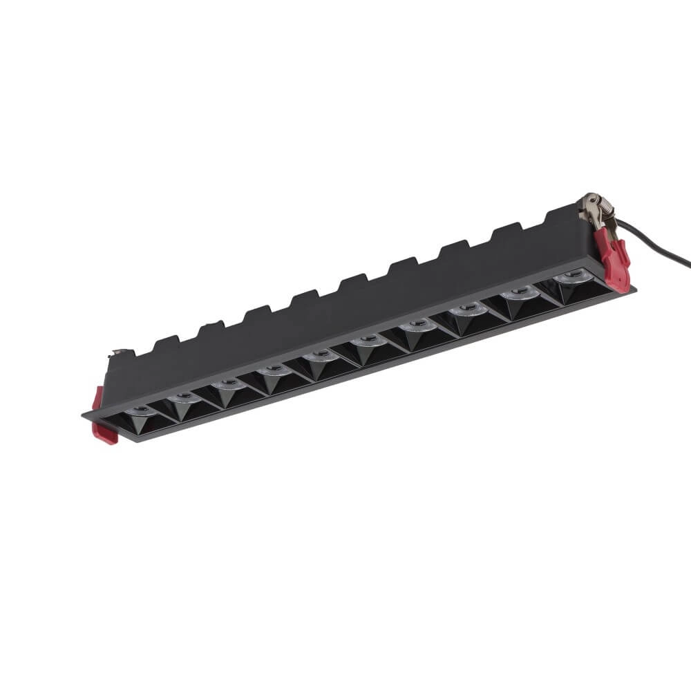 Spot encastrable noir Midi Led 10x1 LED - 3000K