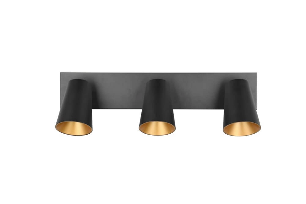 Spot en saillie 3 lumières Sharp noir Trio 4017807613087