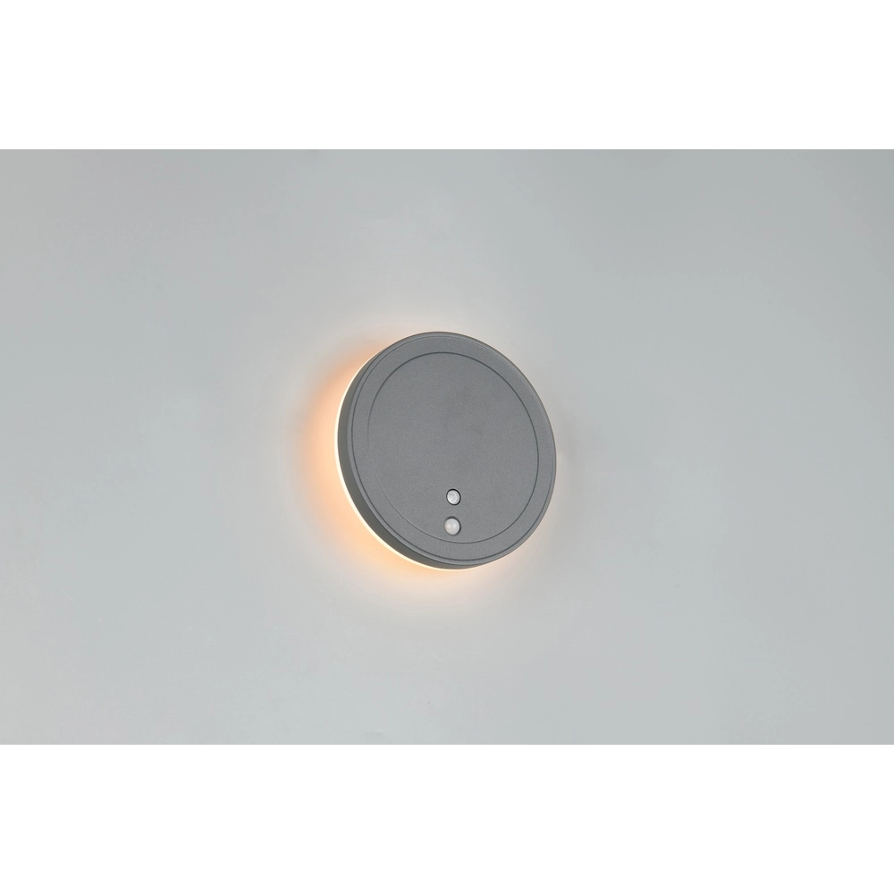 Applique murale design Fortaleza rond anthracite Trio 4017807647907