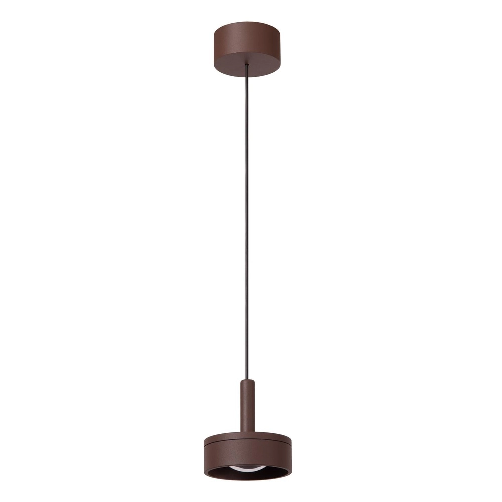 Lampe pendante de conception Lenz brun rouille Ø 11cm IP54