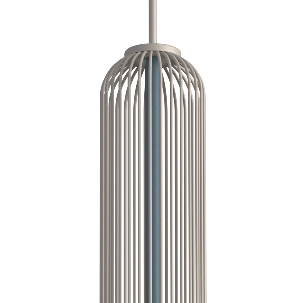 Lampe suspendue Singles 40,5 cm gris umbra et brun sable Lyora 5903139122009