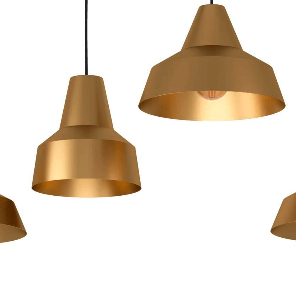 Lampe suspendue dorée Savarna avec 6 teintes Stars of Light 9008606220885