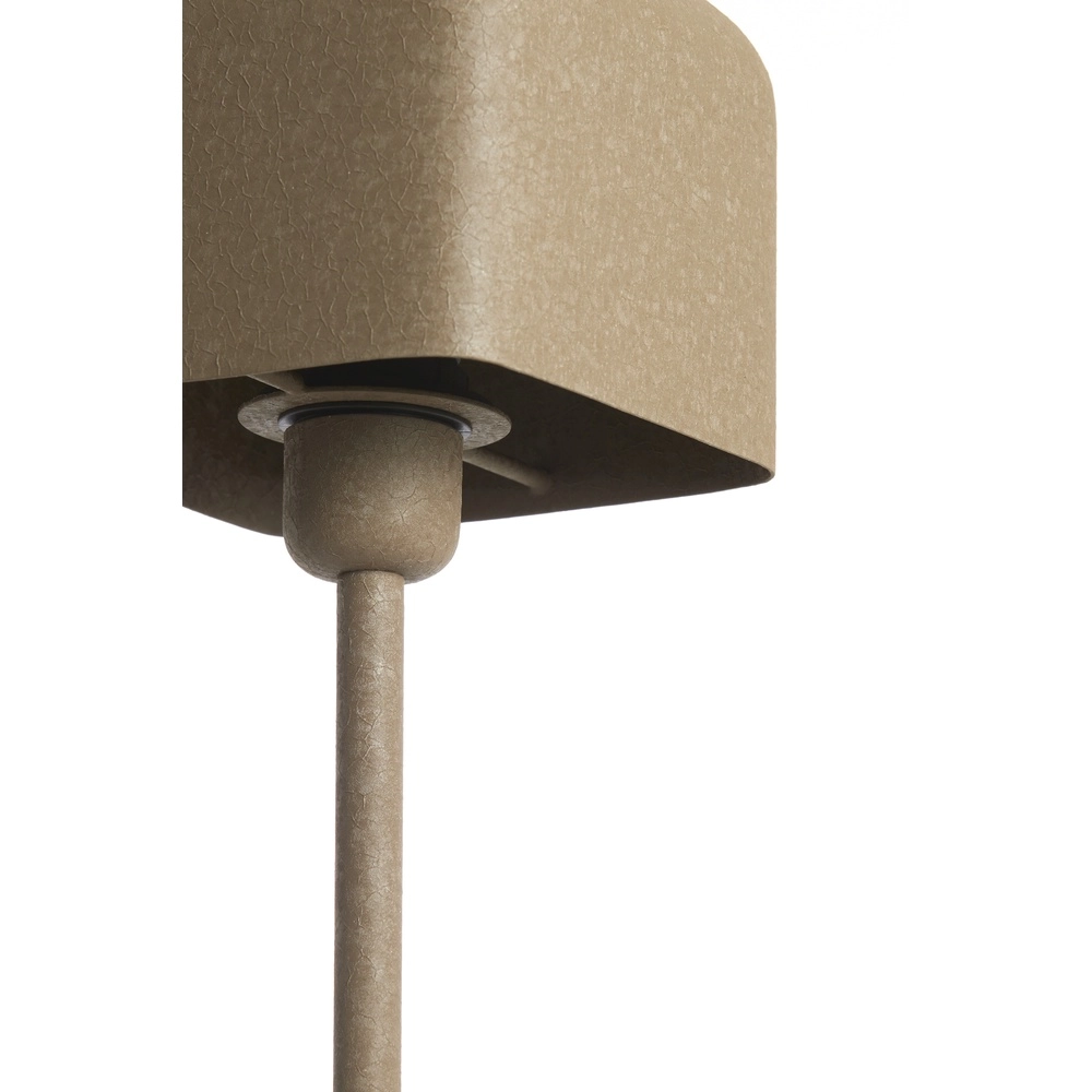 Lampe de chevet Elenie 15x15cm - brun foncé mat Light & Living 8717807818807