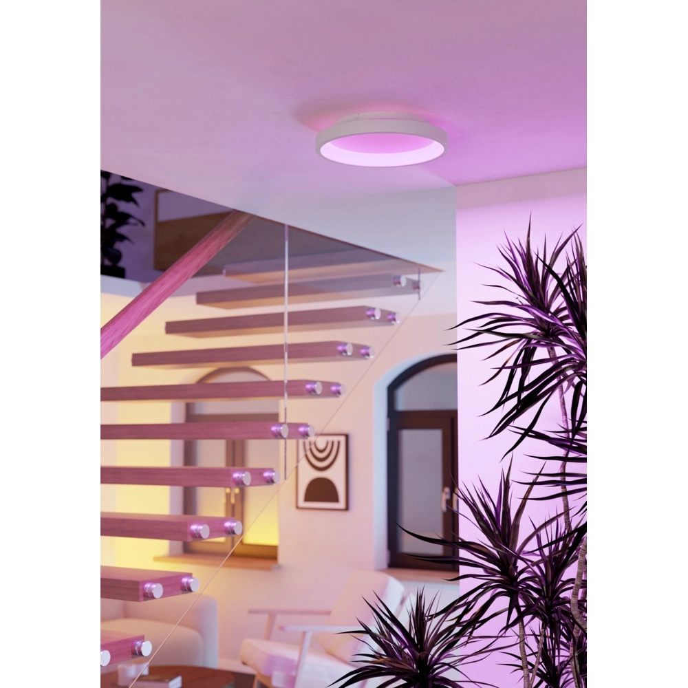 Plafonnier rond Loretello-Z Blanc intelligent Eglo 9008606358250