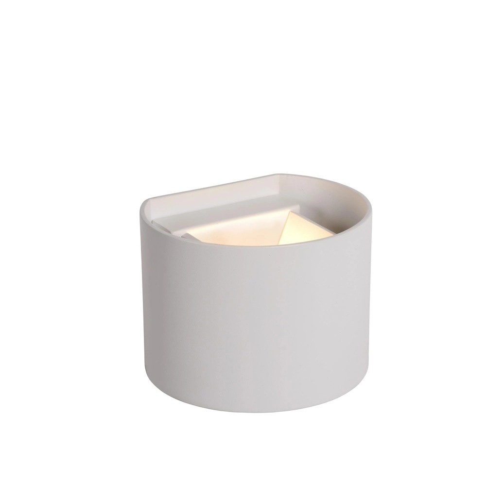 Tache de mur arrondi Xio 2700K blanc Lucide 5411212091918