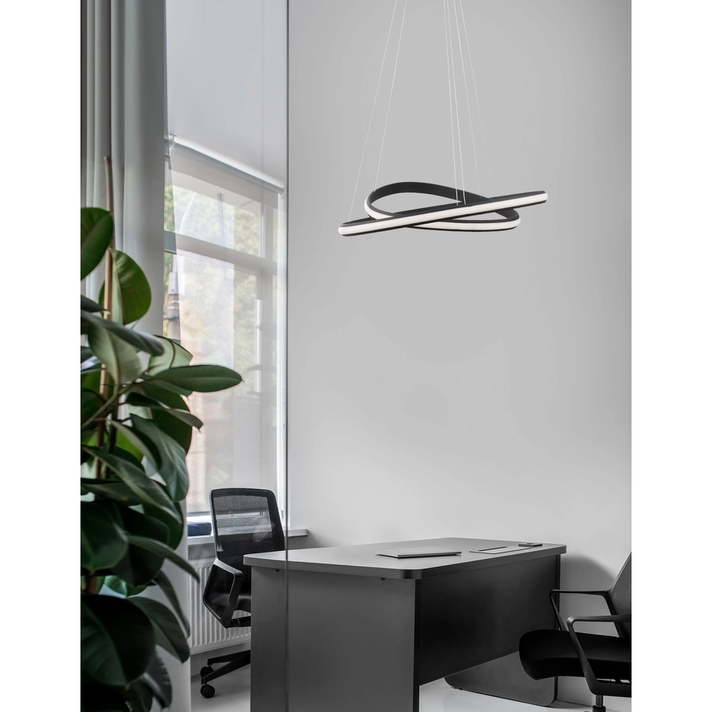 Suspension design Aries noir Ø 59cm Lyora 5212017419835