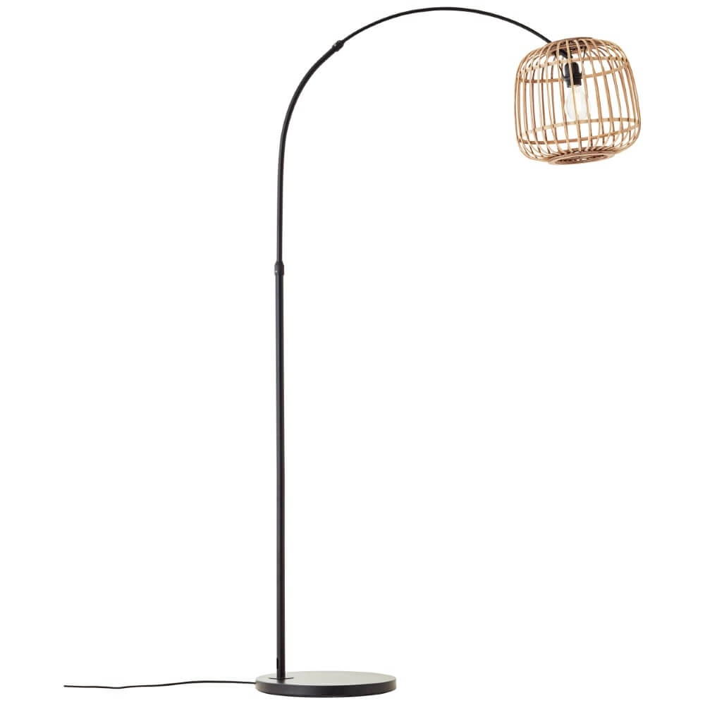 Lampe à arc en rotin Nikka 171 cm Brilliant 4004353402272