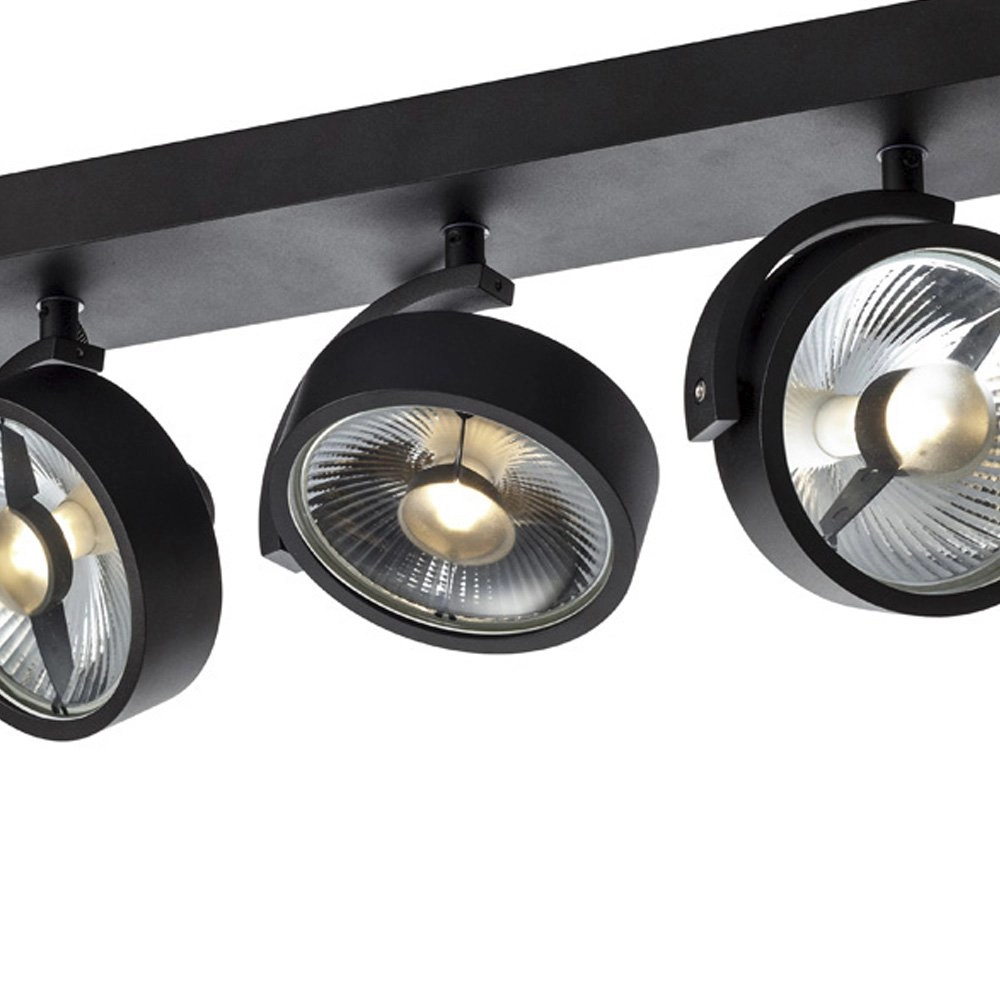 Spot de plafond Kalu 4 lumières noir SLV 4024163222419