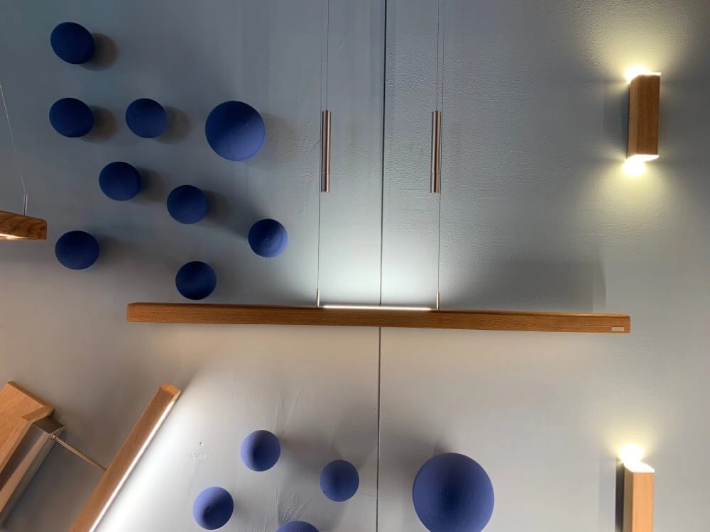 Lampe suspendue de haut en bas Leonora 121 cm - chêne huilé HerzBlut 4021273026265