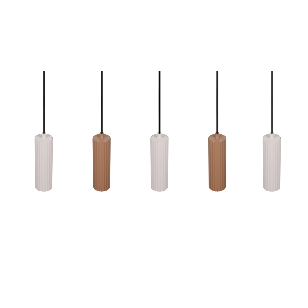 Suspension Soka 5-brun moka clair et gris Trio 4017807670158