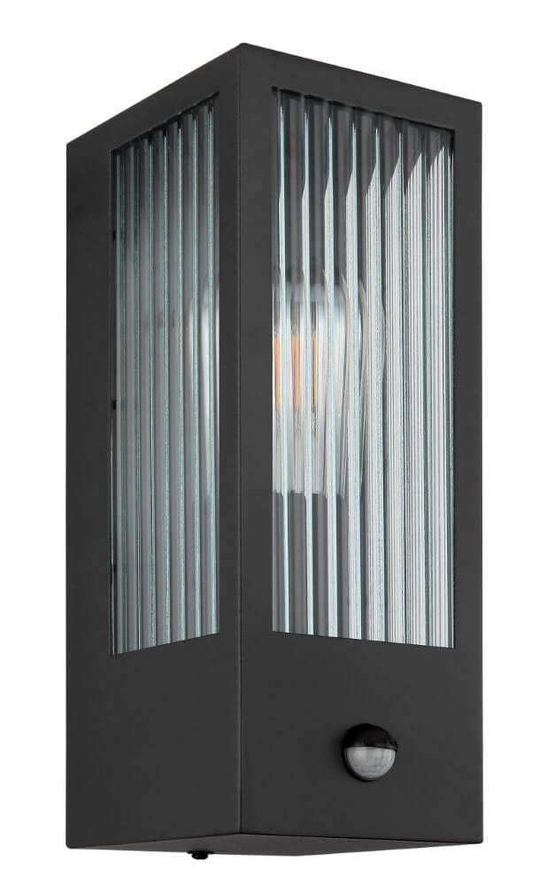 Applique Gundula avec capteur en verre nervuré Globo 9007371441136