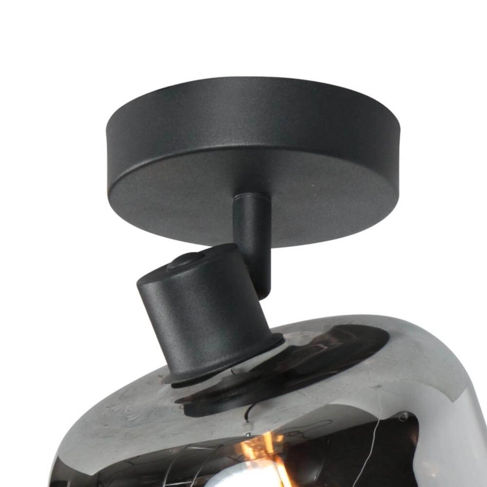 Plafonnier noir Tenebris cheville Steinhauer 8712746178098