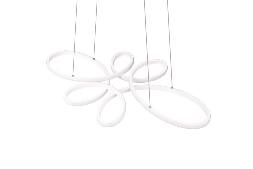 Lampe suspendue design Fly blanc Trio 4017807600919