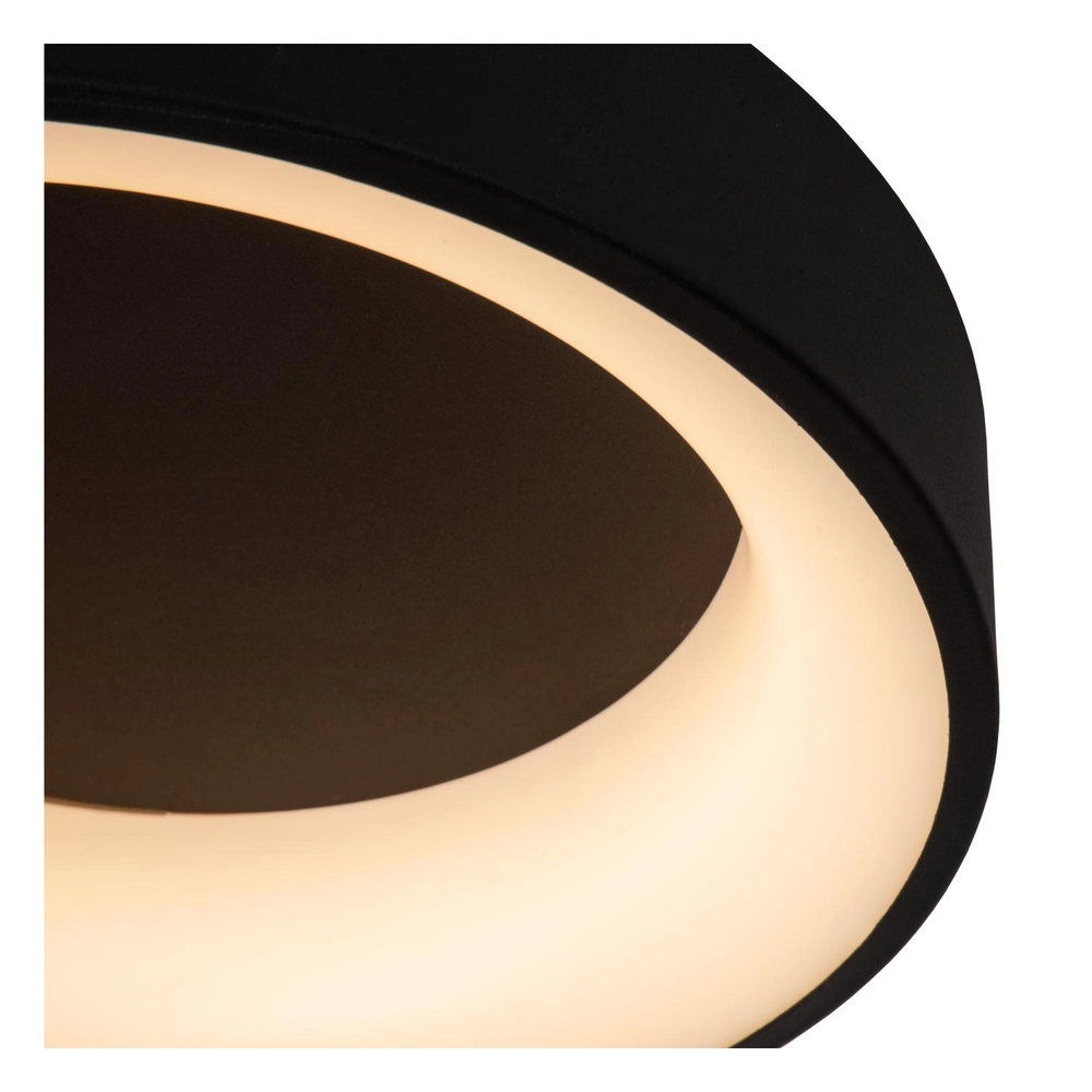 Lampe de plafond Mirage Ø 38cm noir Lucide 5411212361202