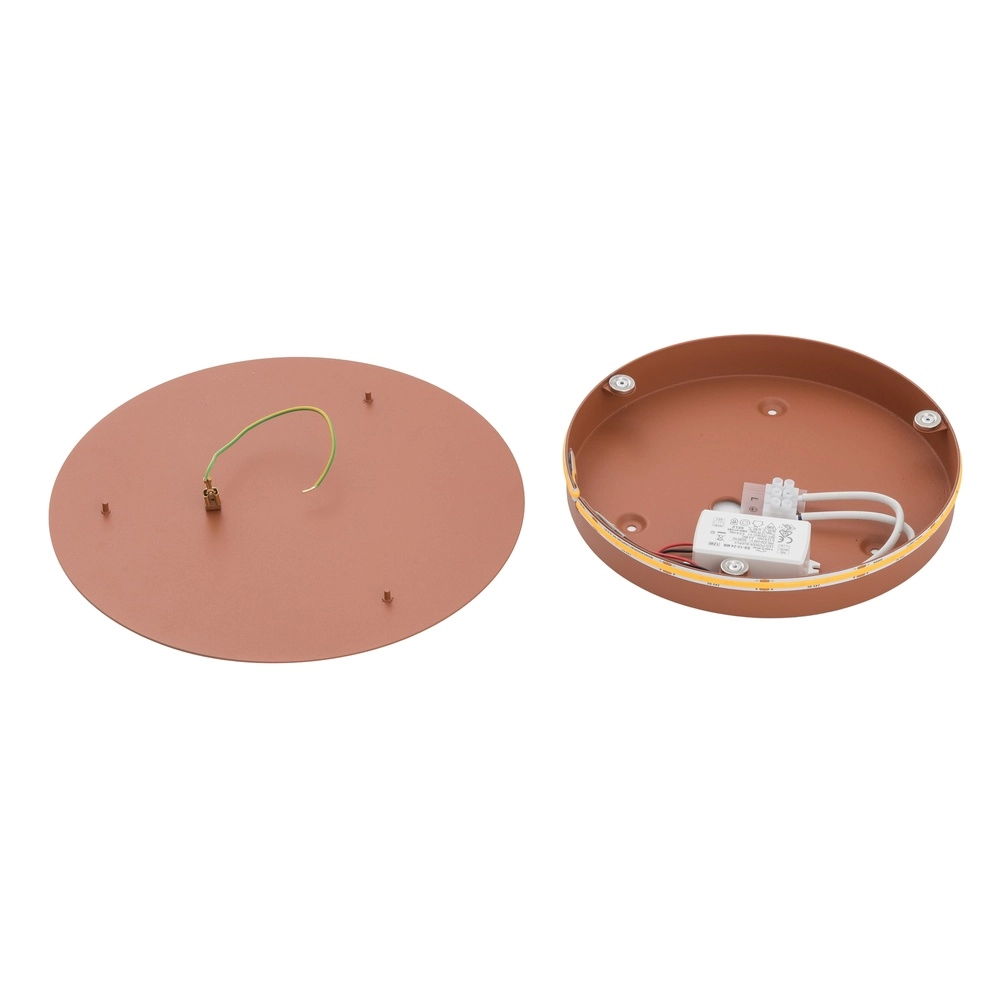 Lampe murale de conception Ring terre cuite Ø 25cm Lyora 5903139126588