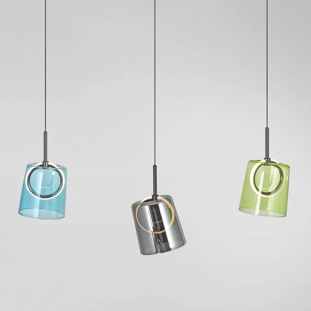 Lampe suspendue Zula 3 lumières droites Paul Neuhaus 4012248383629