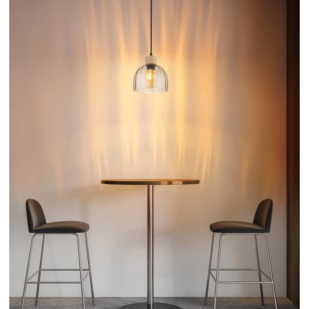 Lampe suspendue Swanson noir Ø 20cm Globo 9007371589647