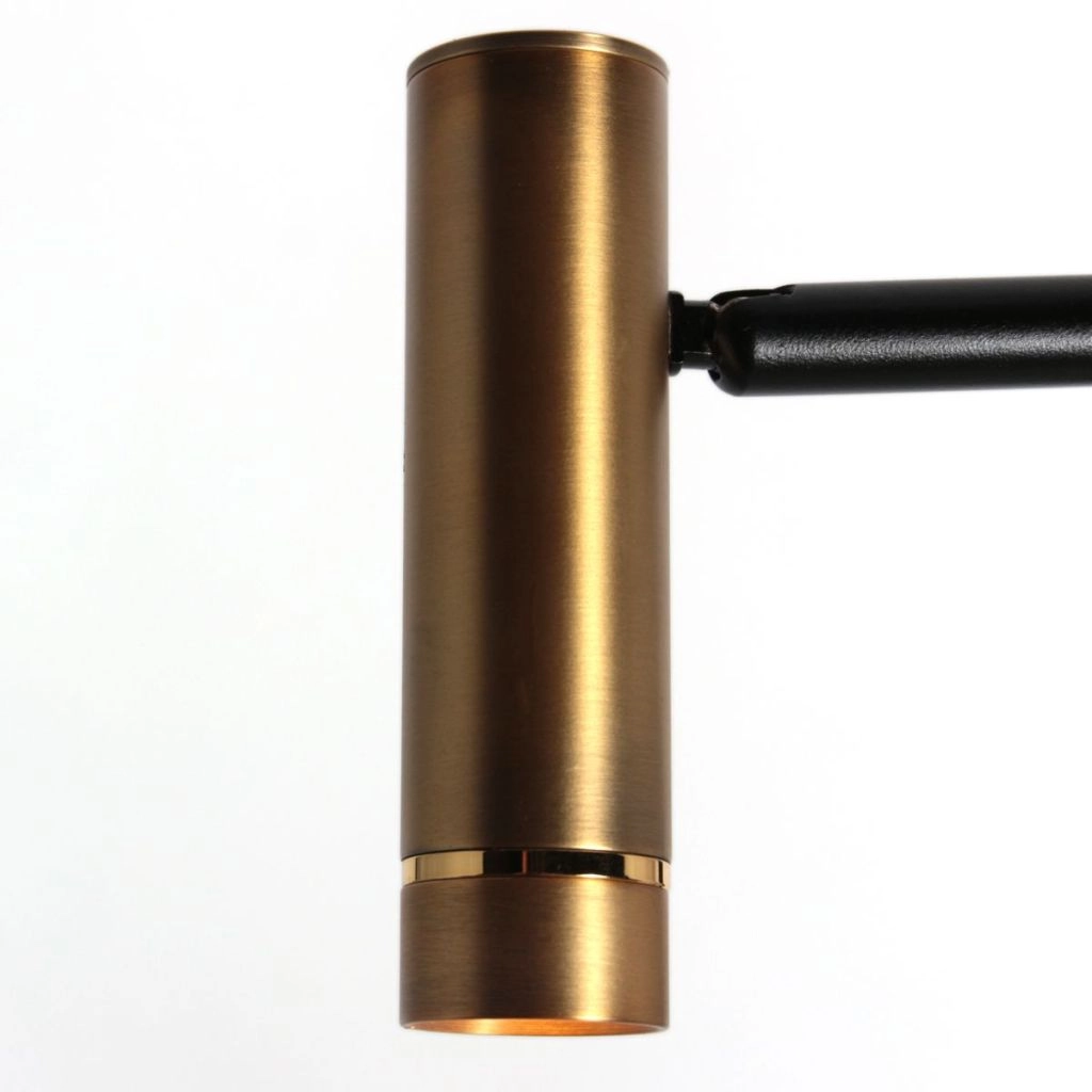 Lampe sur pied à deux lampes Lumo noir avec or Steinhauer 8712746184662