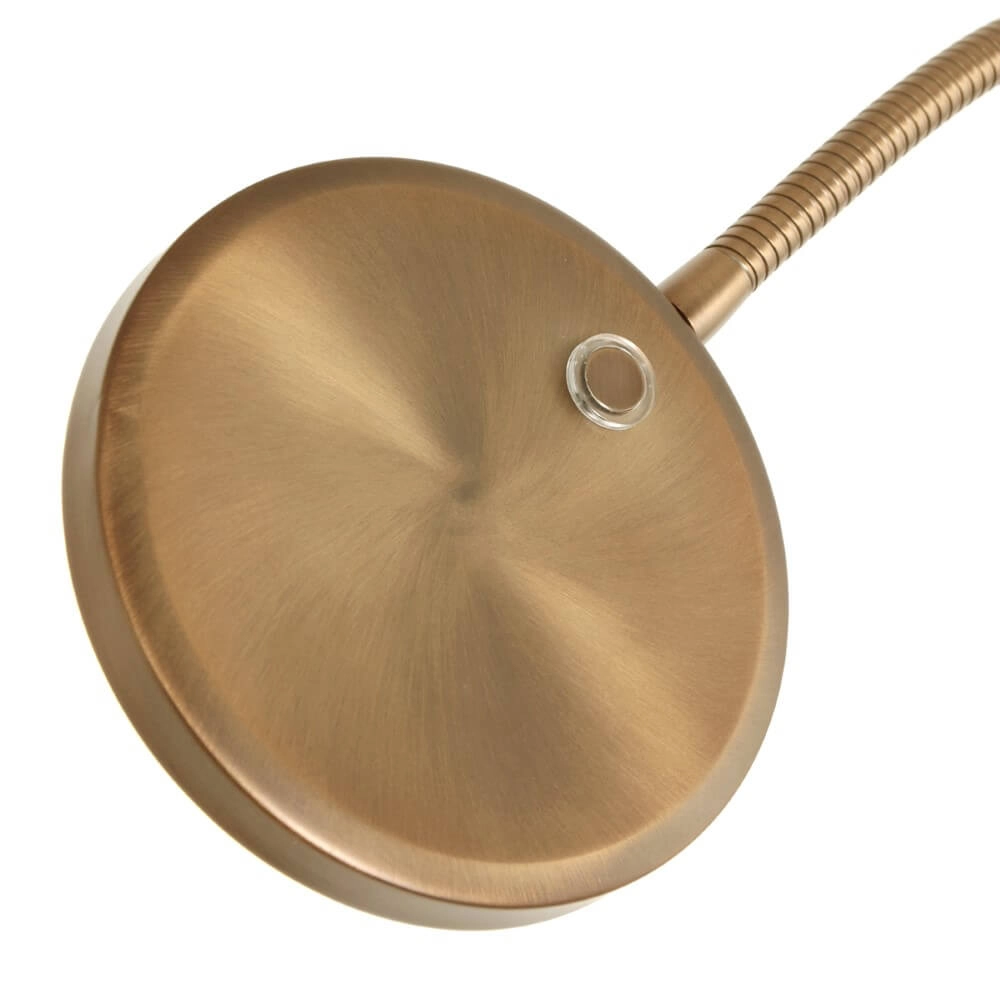 Lampe de lecture LED flexible Platu bronze Steinhauer 8712746151497