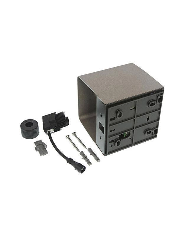 Plaquette vers le haut - vers le bas Ace Up - Down 230 volt 2x3,5w - 3000K - 10cm argent rose In-lite 8717051003578