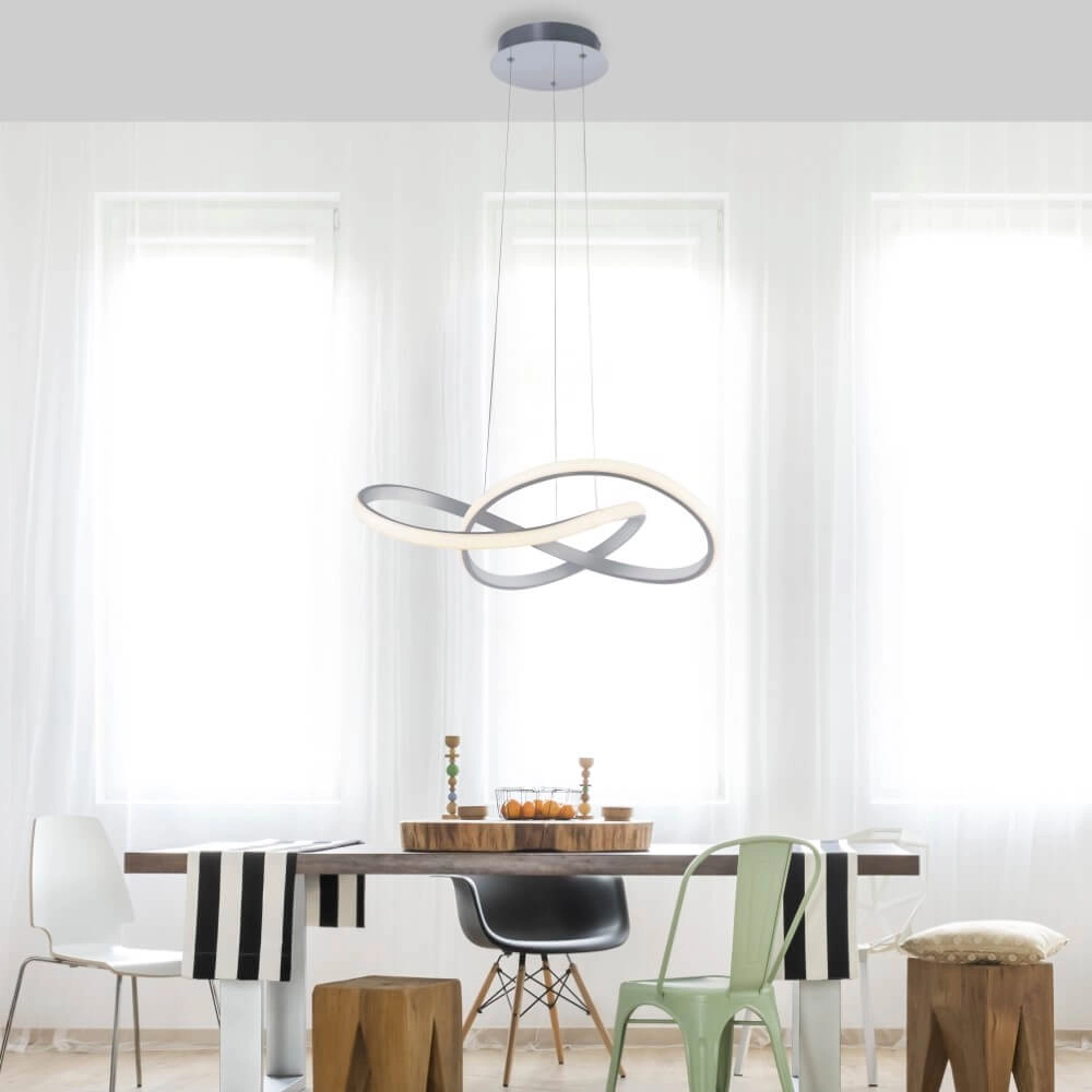 Lampe suspendue Maria aluminium Just Light 4043689975760