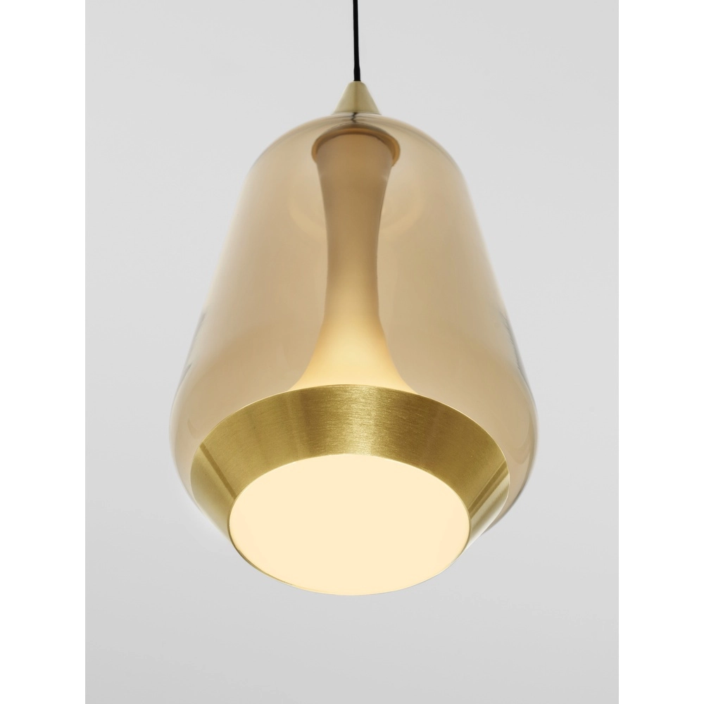 Suspension design Alish 1 verre ambré clair Suspension design Alish 1 verre ambré clair