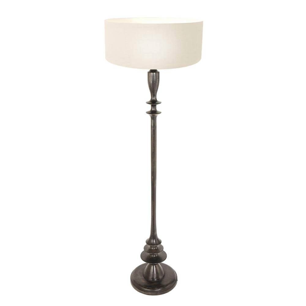Lampadaire Bois avec capuchon blanc Steinhauer 8712746172775