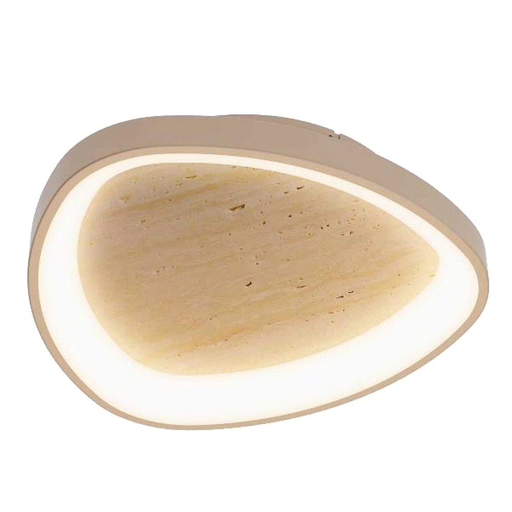 Lampe de plafond moderne Meliciano brun sable