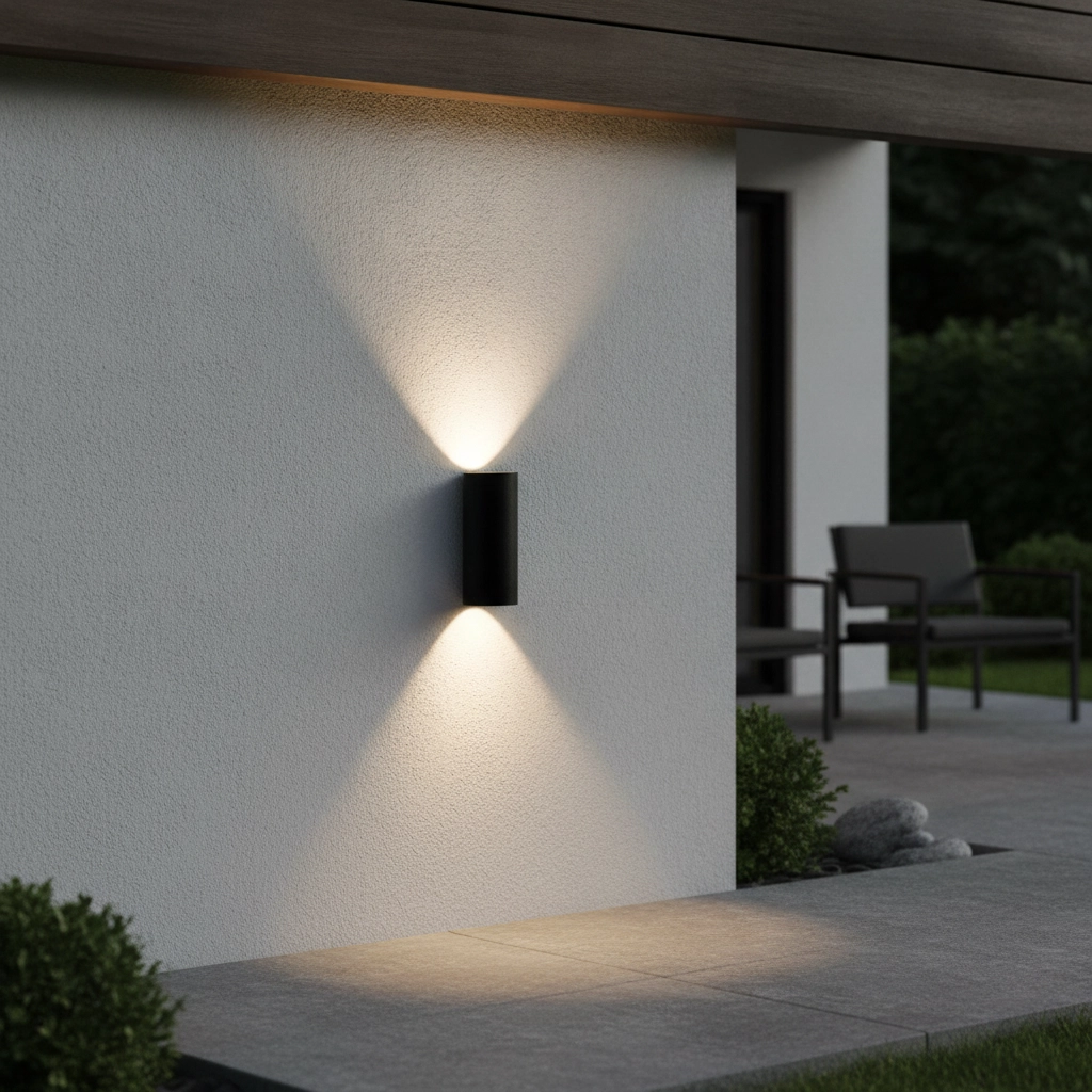 Tache de mur noir Brody 2 lumières