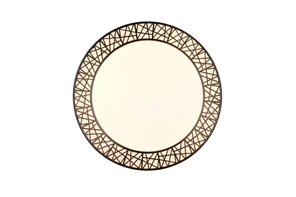 Plafonnier noir Cluster Ø48cm Trio 4017807599824