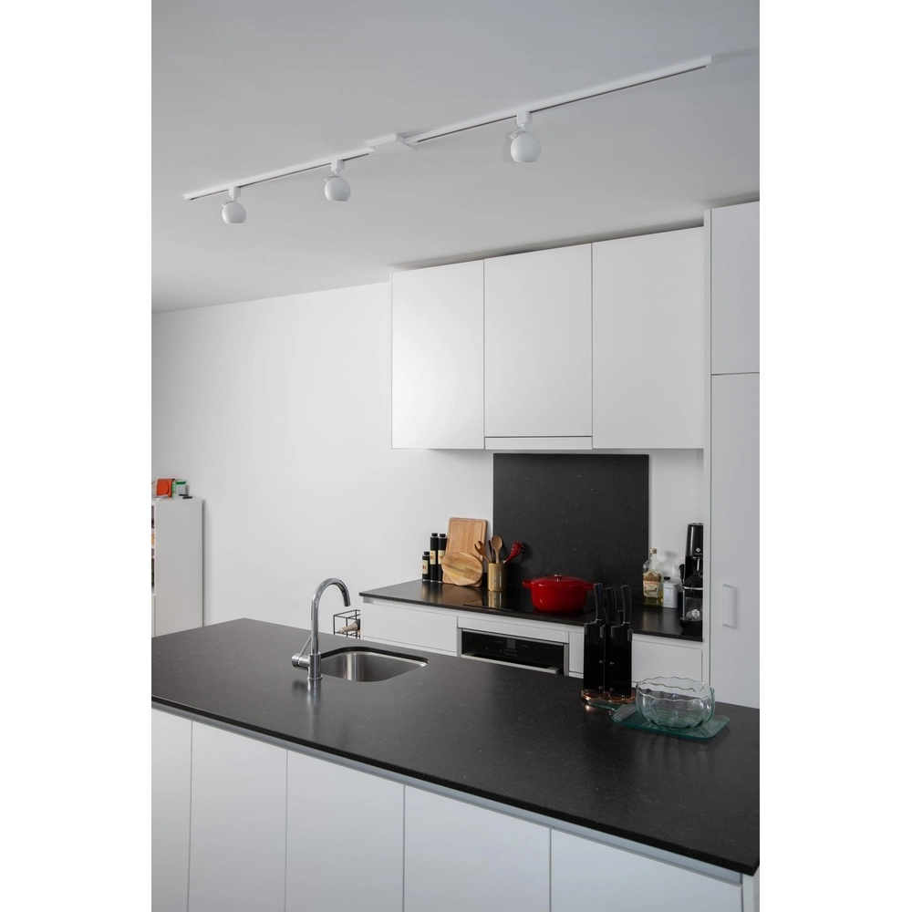 Spot ferroviaire Track Favori Blanc monophasé Lucide 5411212093844