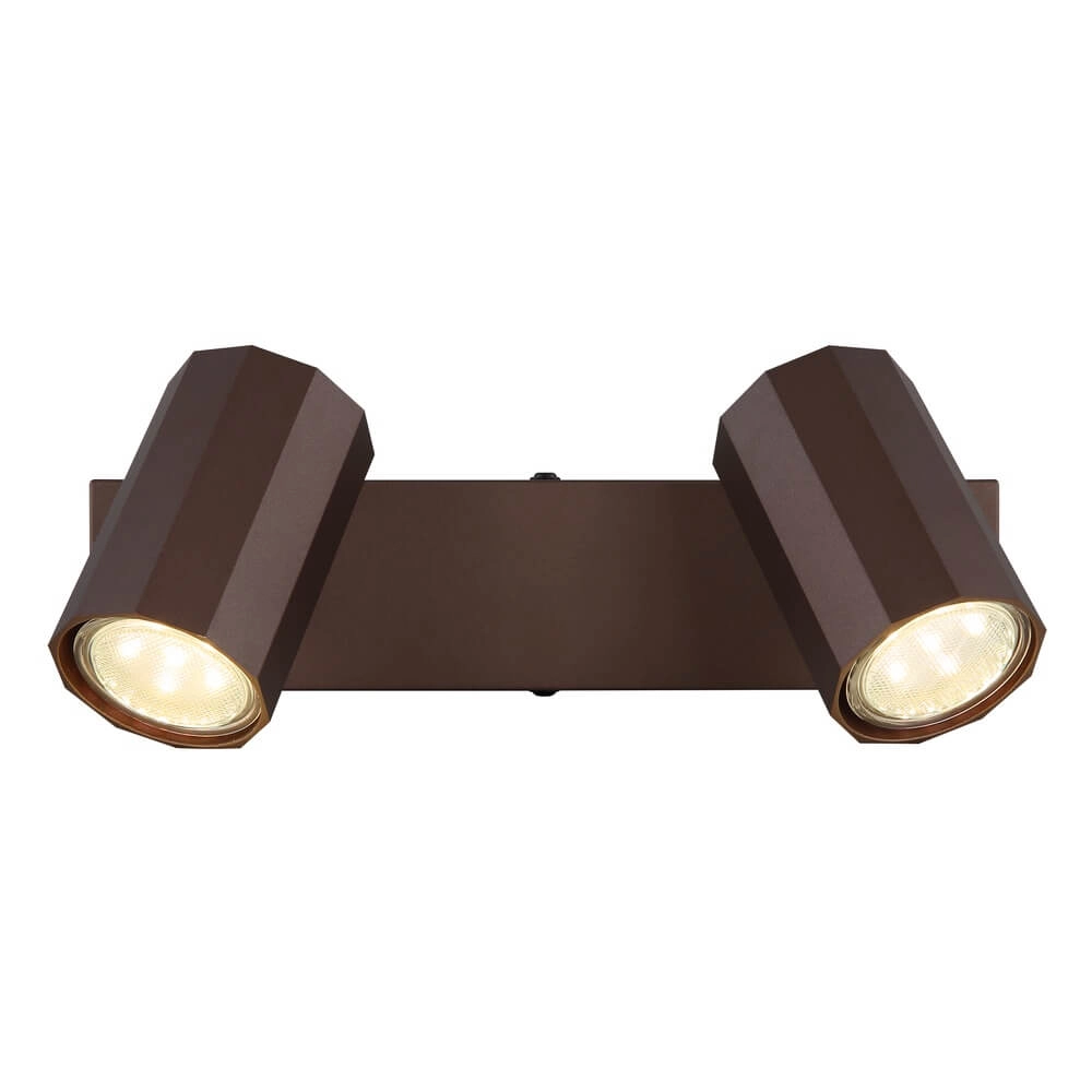 Plafonnier en bronze James double Globo 9007371447886