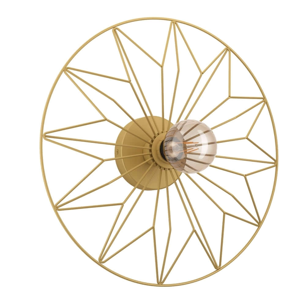 Plafonnier doré Castanuelo