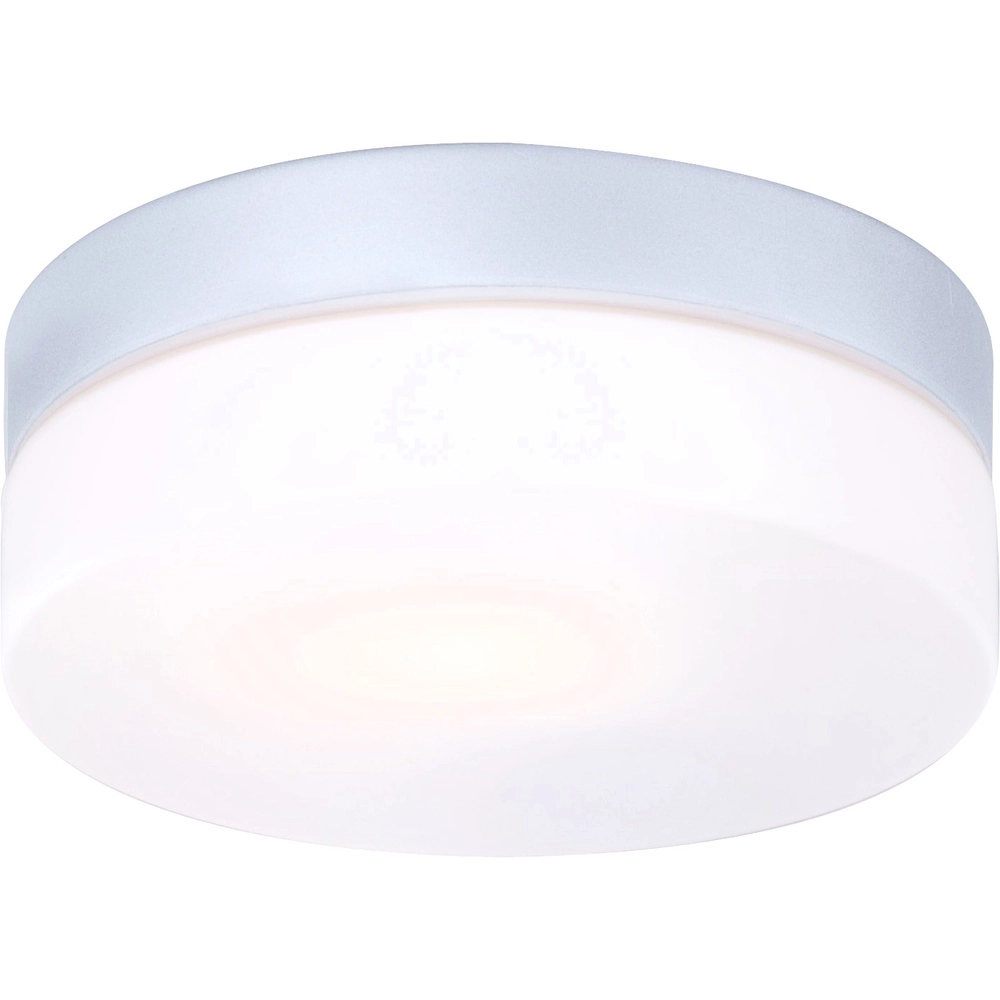 Conception de plafonds Vranos gris argenté pour usage extérieur Ø 18,5 cm